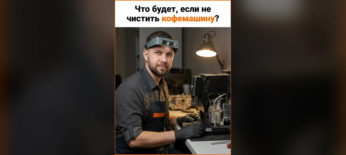 Мастер у разобранной кофемашины: что будет, если не чистить кофемашину от накипи