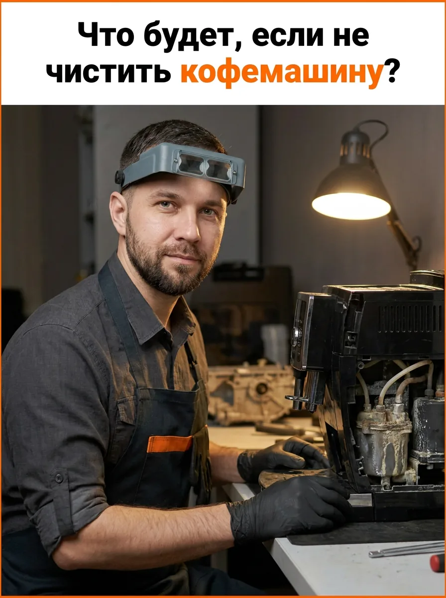 Что будет, если не чистить кофемашину?