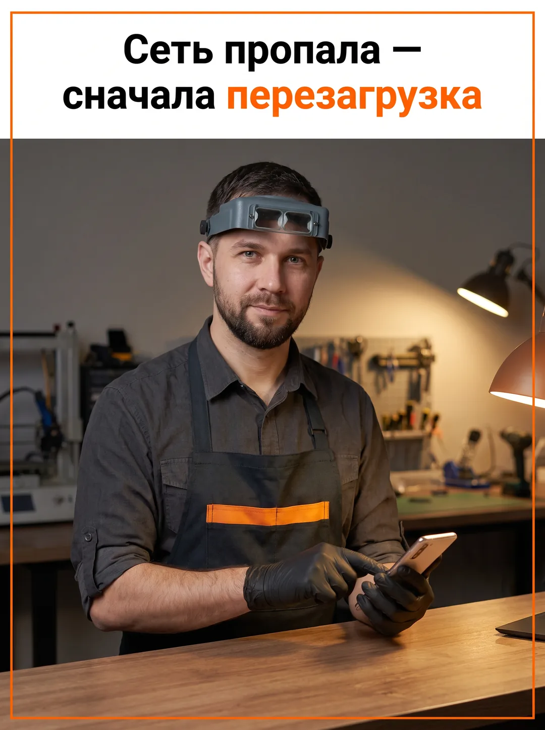Сеть пропала — сначала перезагрузка