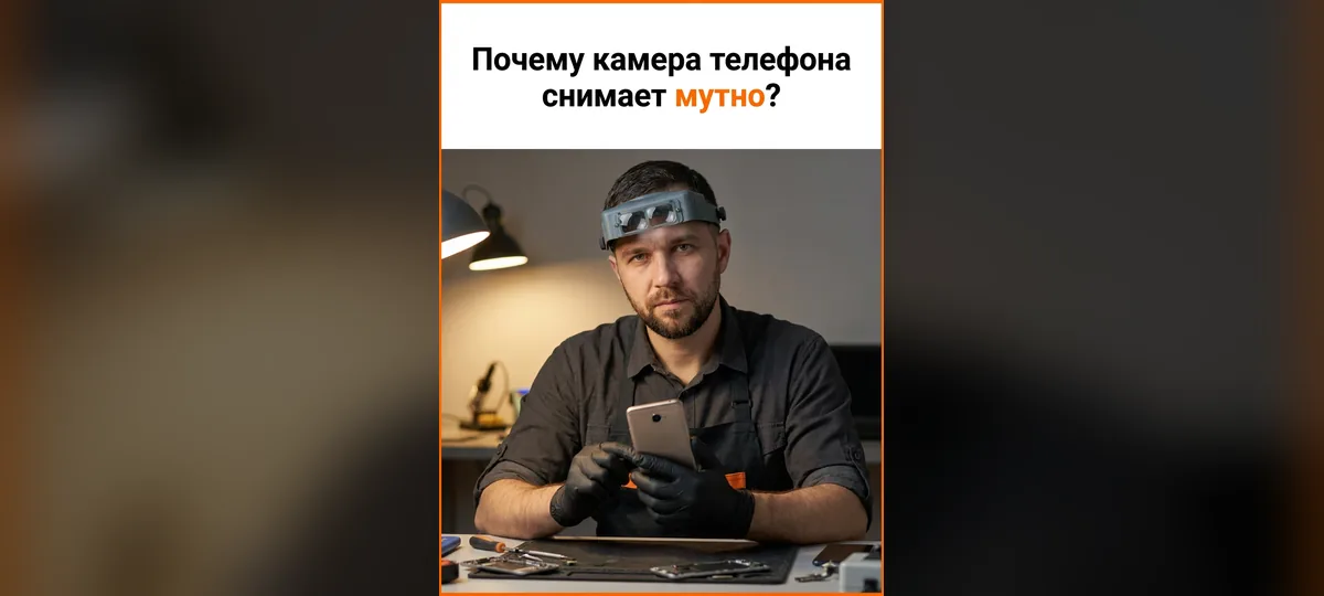 Почему камера телефона снимает мутно