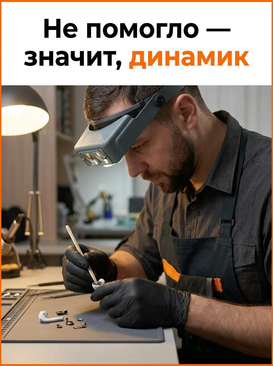 Не помогло — значит, динамик