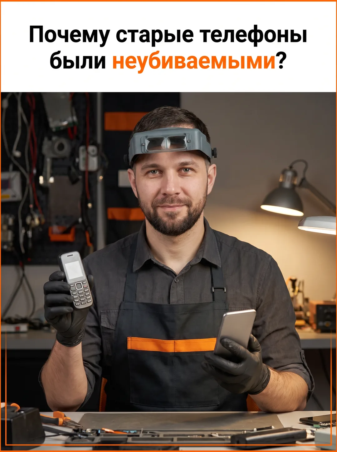 Почему старые телефоны были неубиваемыми?