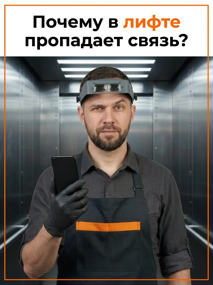 Почему в лифте пропадает связь?
