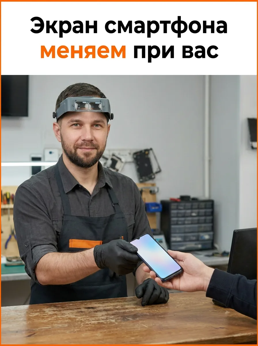 Экран смартфона меняем при вас