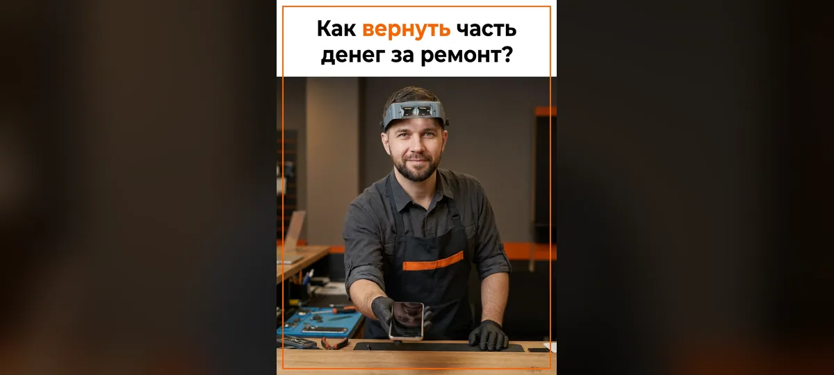 Сколько бонусов вернётся за ремонт техники: расчёт на примере