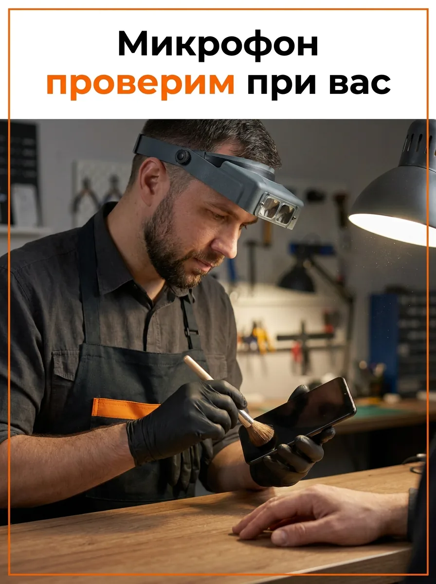 Микрофон проверим при вас